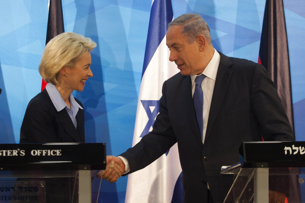 Ursula von der Leyen Benjamin Netanyahu