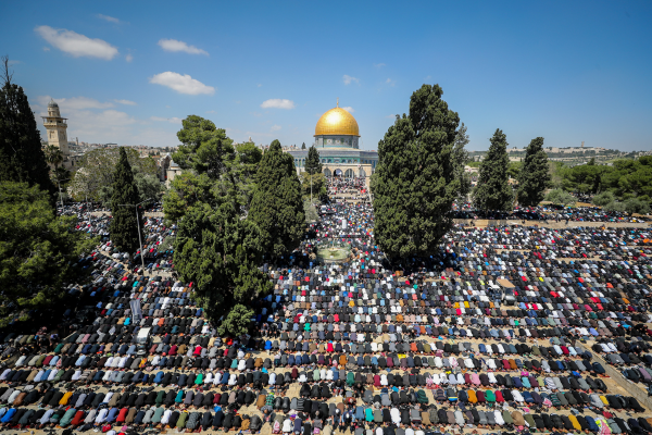Temple Mount during Ramadan.