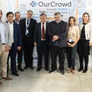 OurCrowd hosts Uruguayan officials