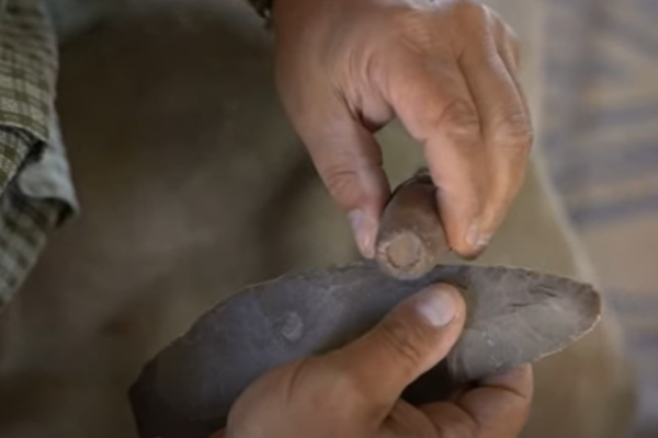 stone arrowheads