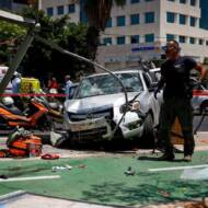 Scene of terror attack in Tel Aviv
