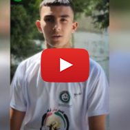 brainwashed Palestinian teen in camp
