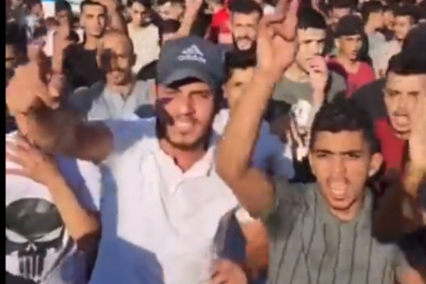 Gazans Protesting Hamas