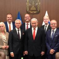 Netanyahu with Swedish delegation