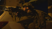 IDF soldier during raid