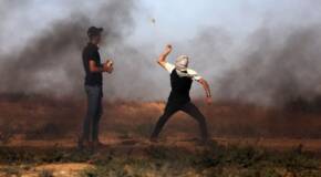 Riots Gaza border
