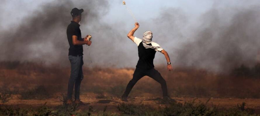 Riots Gaza border