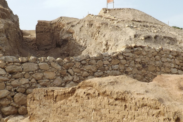Ruins of ancient city Jericho in Israel
