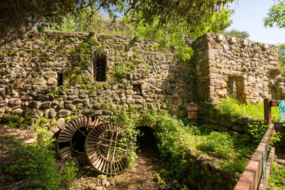 Ancient flour mill in Tel Dan