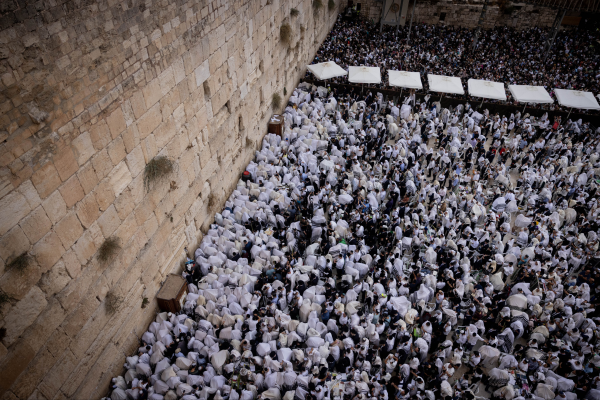 birkat kohanim western wall