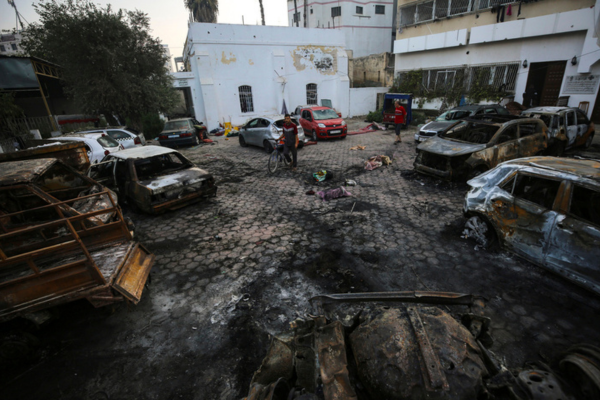 al-Ahli hospital in Gaza City