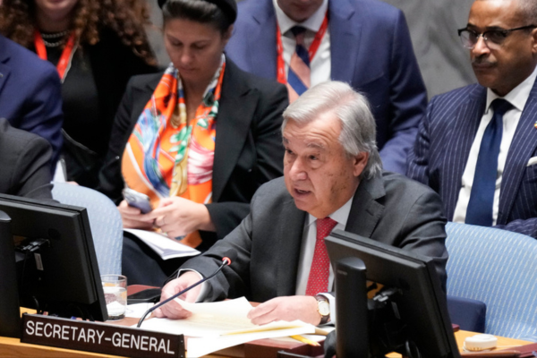 United Nations Secretary-General Antonio Guterres