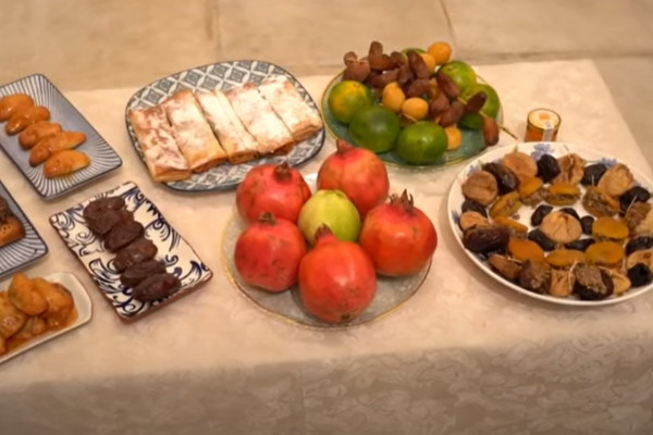 Jewish Sephardic version of the Sukkot menu