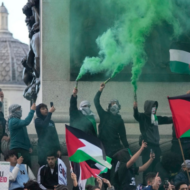 Palestinian rally, London