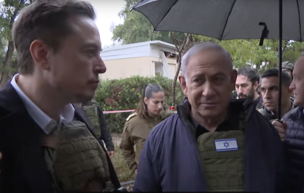 Elon Musk and netanyahu