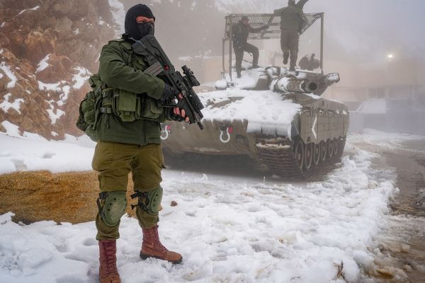 IDF soldiers, Mount Hermon