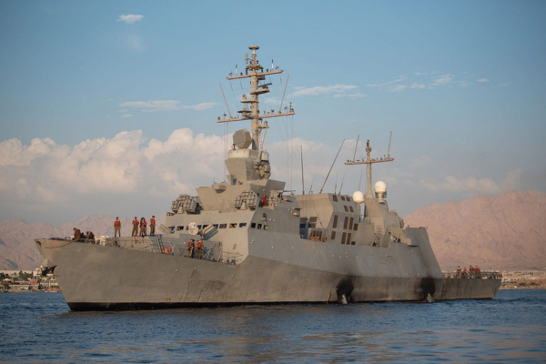 Israeli Navy Missle Boat, Red Sea