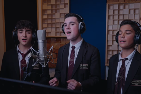 Hasmonean Boys singing