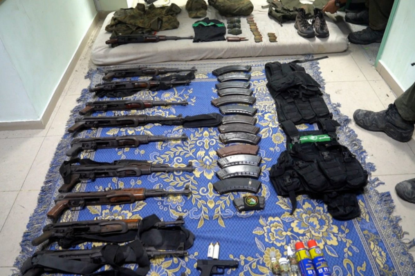 Hamas weapons, hospital