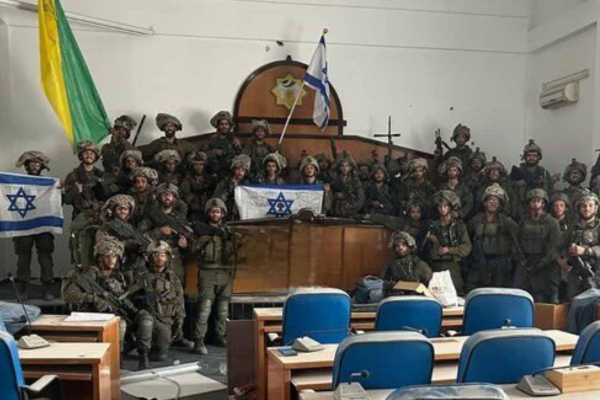 IDF soldiers, Hamas parliament