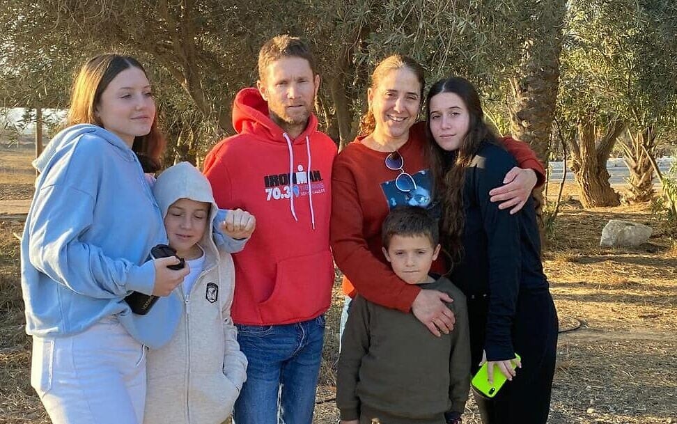 The Goldstein-Almog family. (Courtesy of the family)