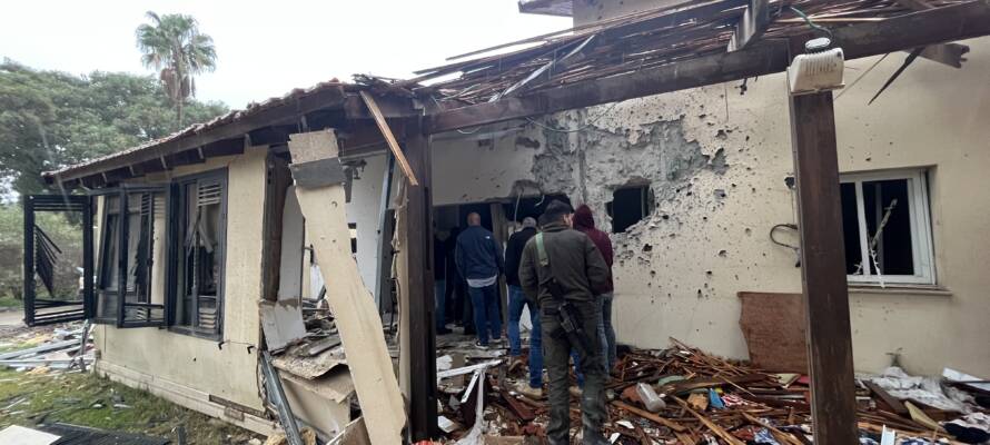 Beeri home destroyed in Hamas Oct. 7 massacre