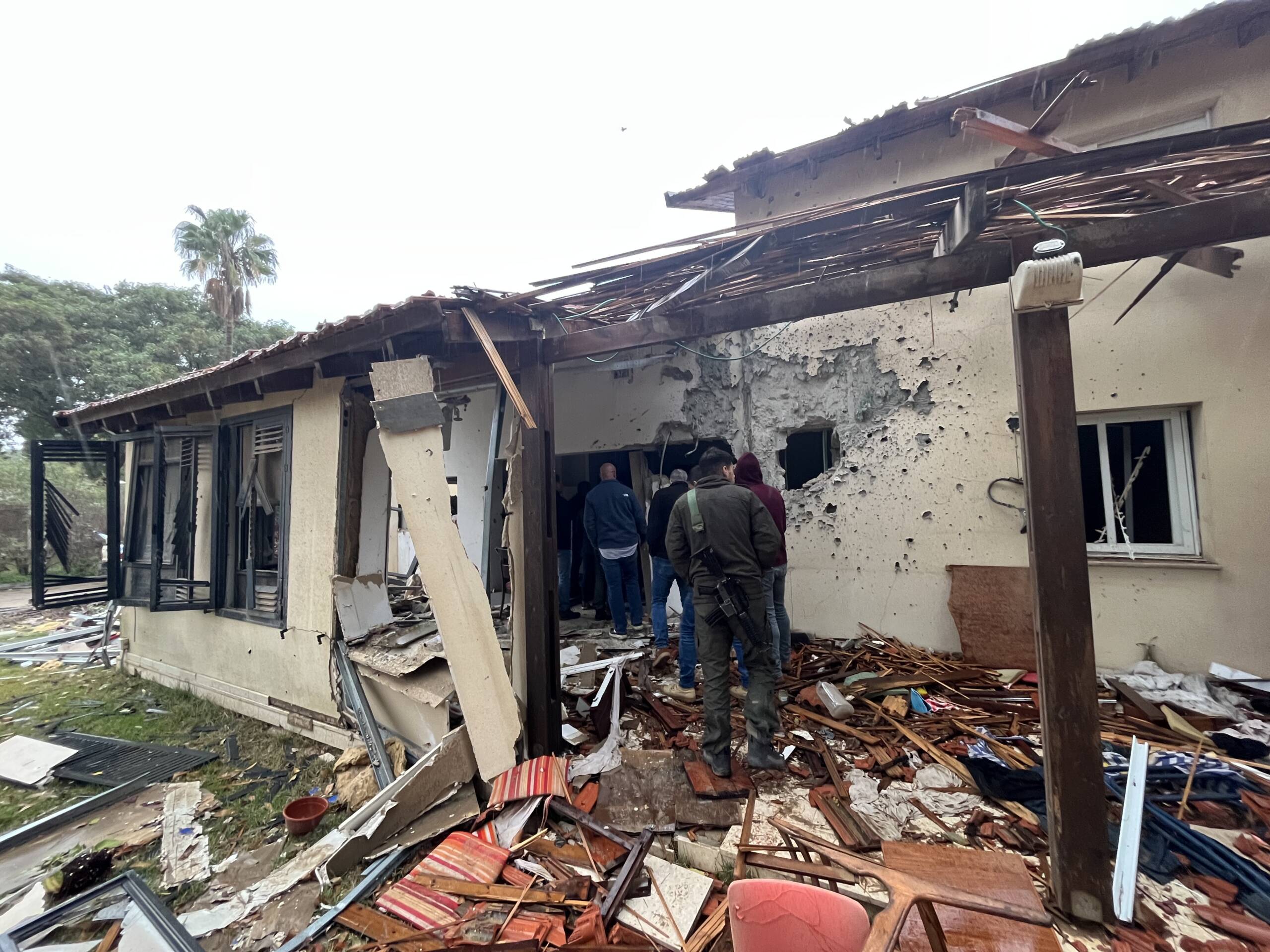 Beeri home destroyed in Hamas Oct. 7 massacre