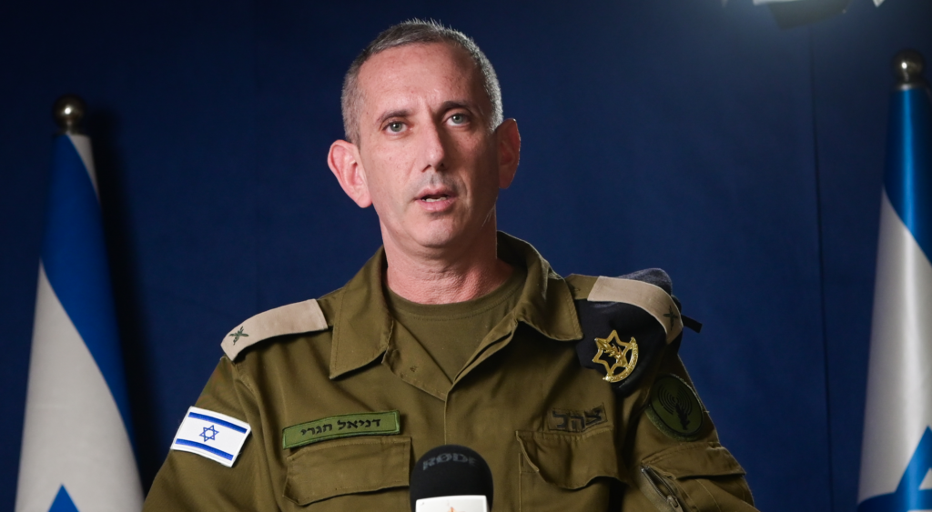 IDF Spokesperson Daniel Hagari