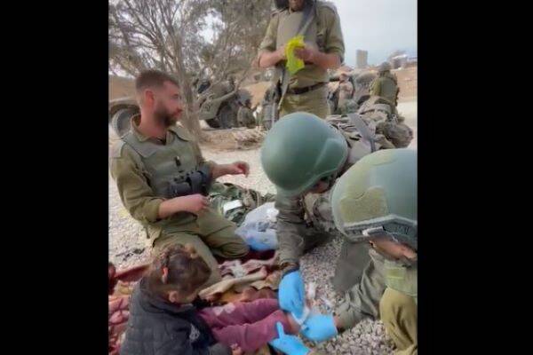 IDF treats Palestinian girl