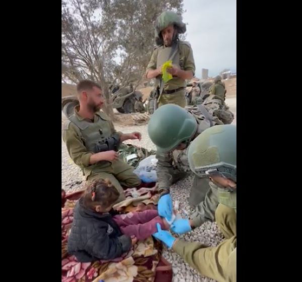 IDF treats Palestinian girl