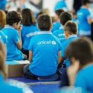 Children,Wearing,Unicef,