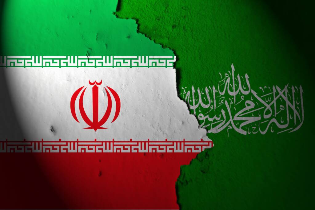 Iran Hamas flags