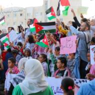 Demonstrations of the Jordanian people in solidarity with Gaza and the Palestinian people