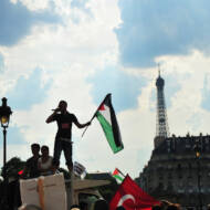 Pro-Palestinian demonstration france