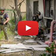 Hezbollah rocket impacts