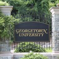 Washington DC June 28, 2022 Campus of Georgetown University