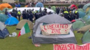 Anti-Israel encampment at Columbia