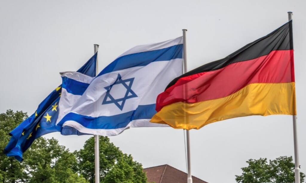 germany israel flags