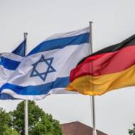 germany israel flags