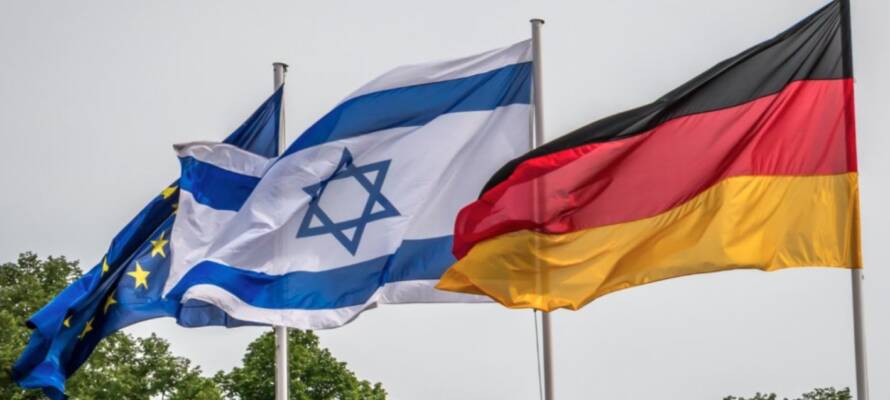 germany israel flags