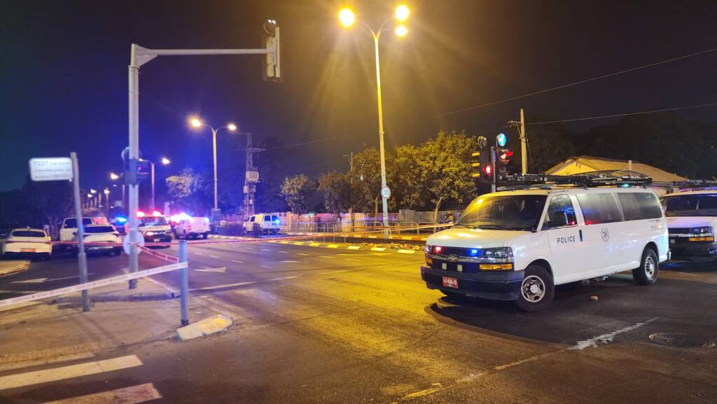 scene of Tel Aviv explosion