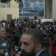 Chaos outside of Beirut hospital following Hezbollah beeper explosion (YouTube screenshot)