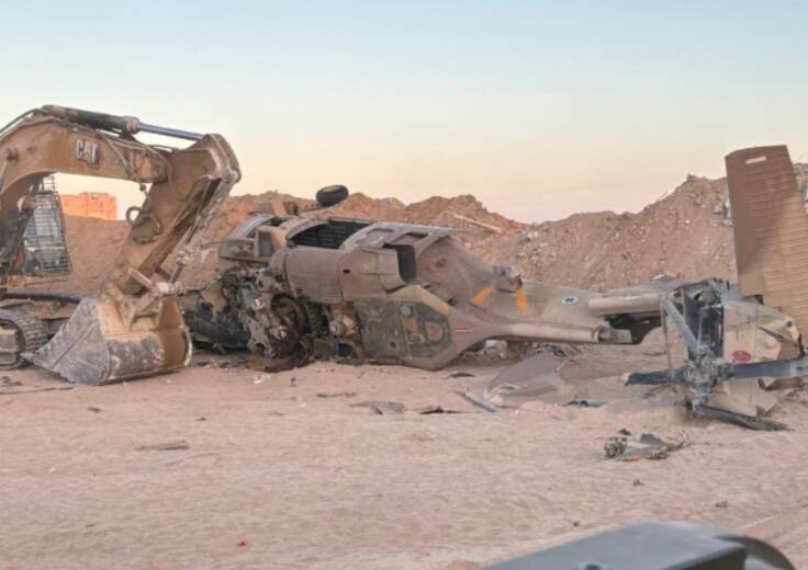 crashed idf chopper