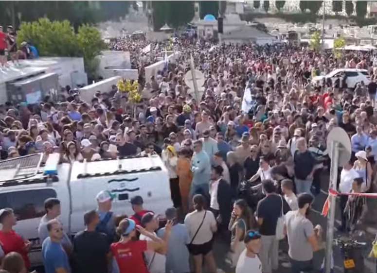 Funeral procession for Hersh Goldberg-Polin