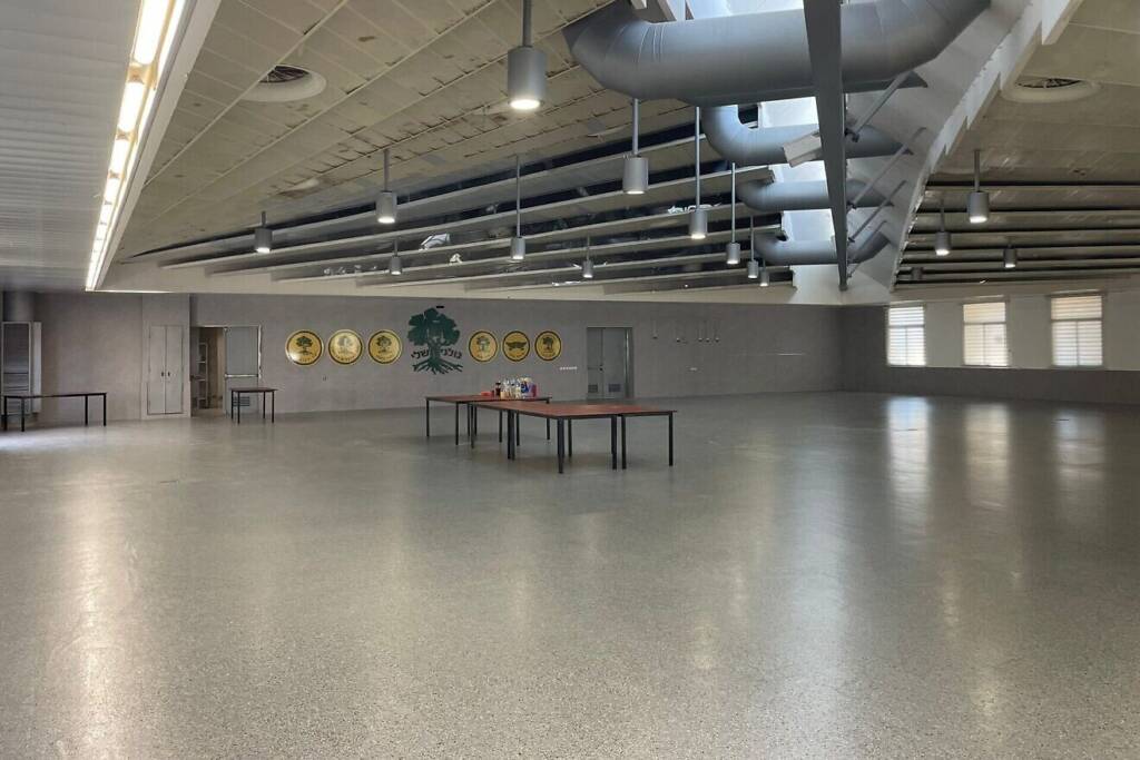 Dining Hall of Binyamina military base