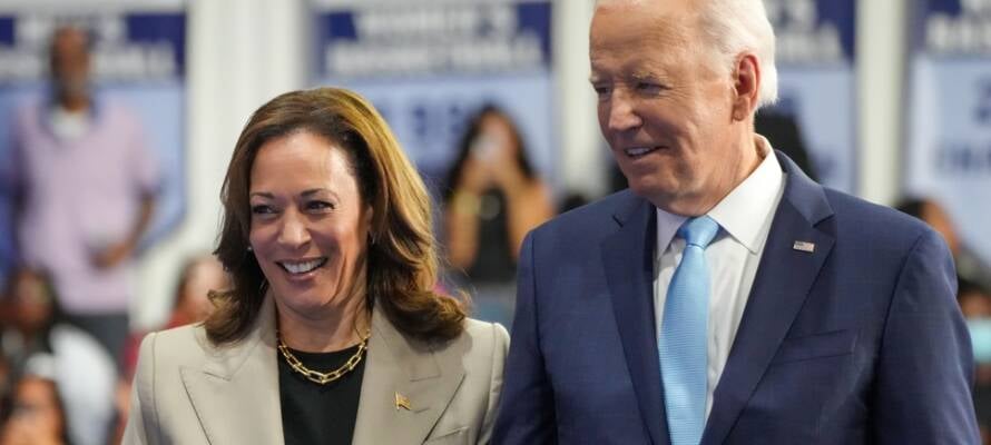 Biden and Harris