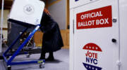 Polling station in New York