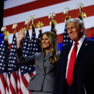 Trump with wife Melania