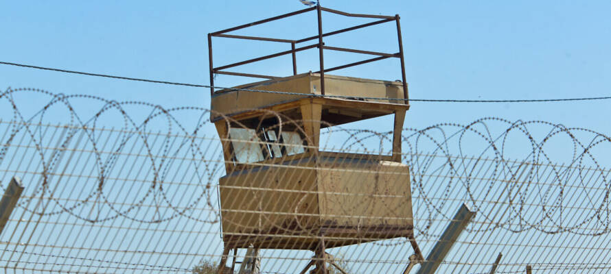 An Israel Defense Forces guard tower