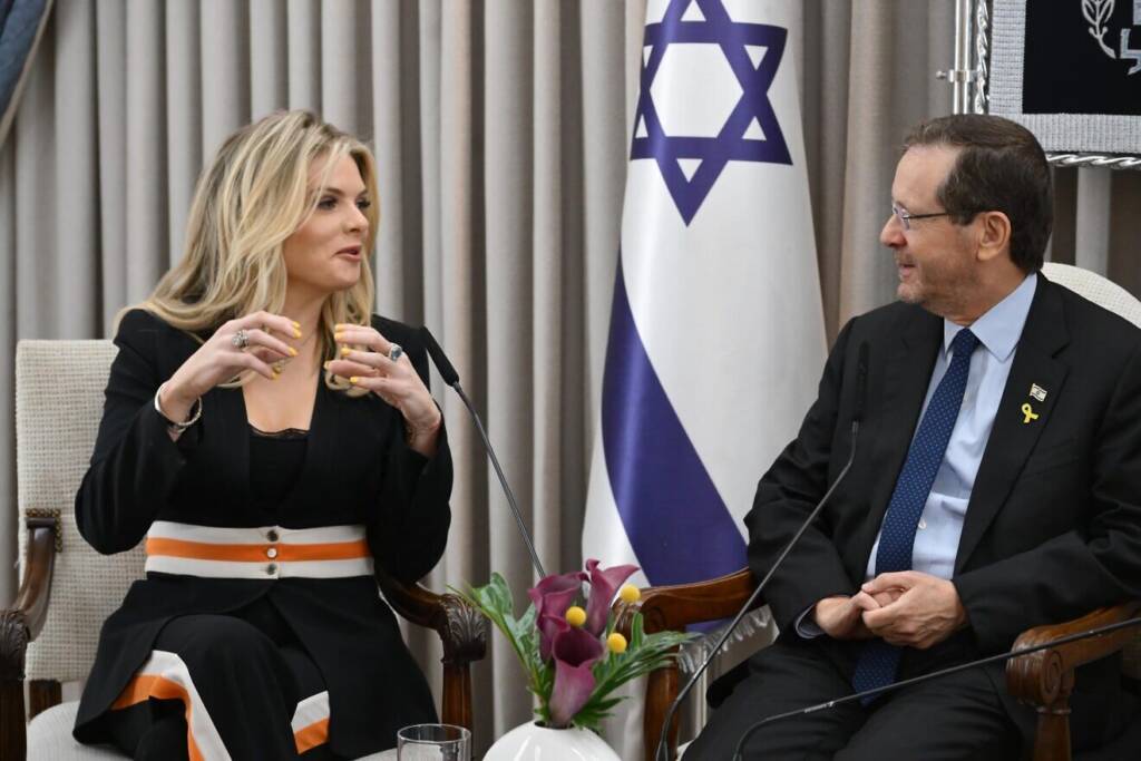 Erin Molan meets Israeli President Isaac Herzog